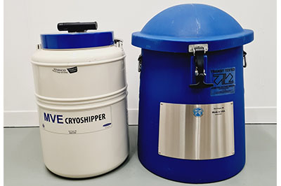 MVE CryoShipper 8.5升容器，帶ShipsLog 3溫度，帶數(shù)據(jù)記錄器